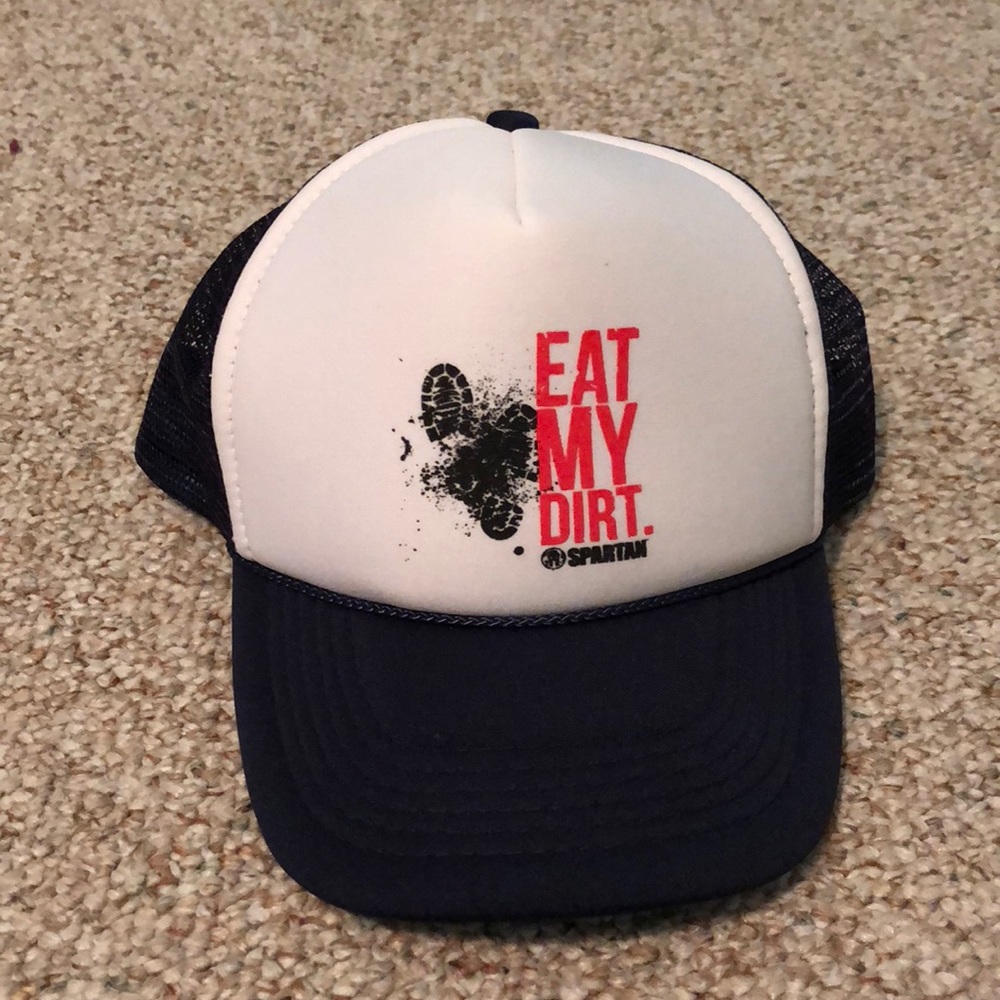 Eat my dirt spartan race hat